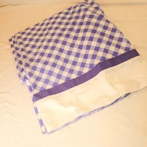 VTG Tastemakers Flat Periwinkle Gingham Twin